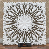 Chic Wood Hand Carved Wall Panel - WoodenTwist